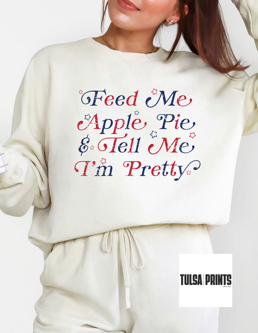 DTF FEED ME APPLE PIE TRANSFER