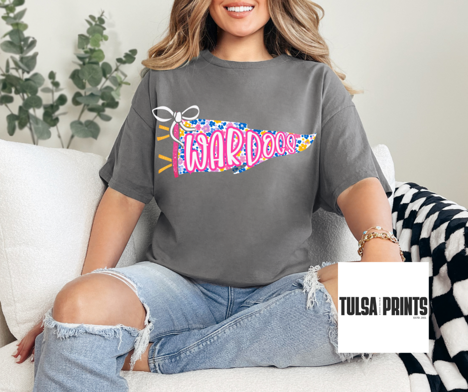 DTF FLORAL SPIRIT PENNANT TRANSFER