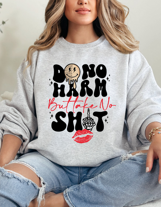 DTF DO NO HARM LEO SMILEY TRANSFER