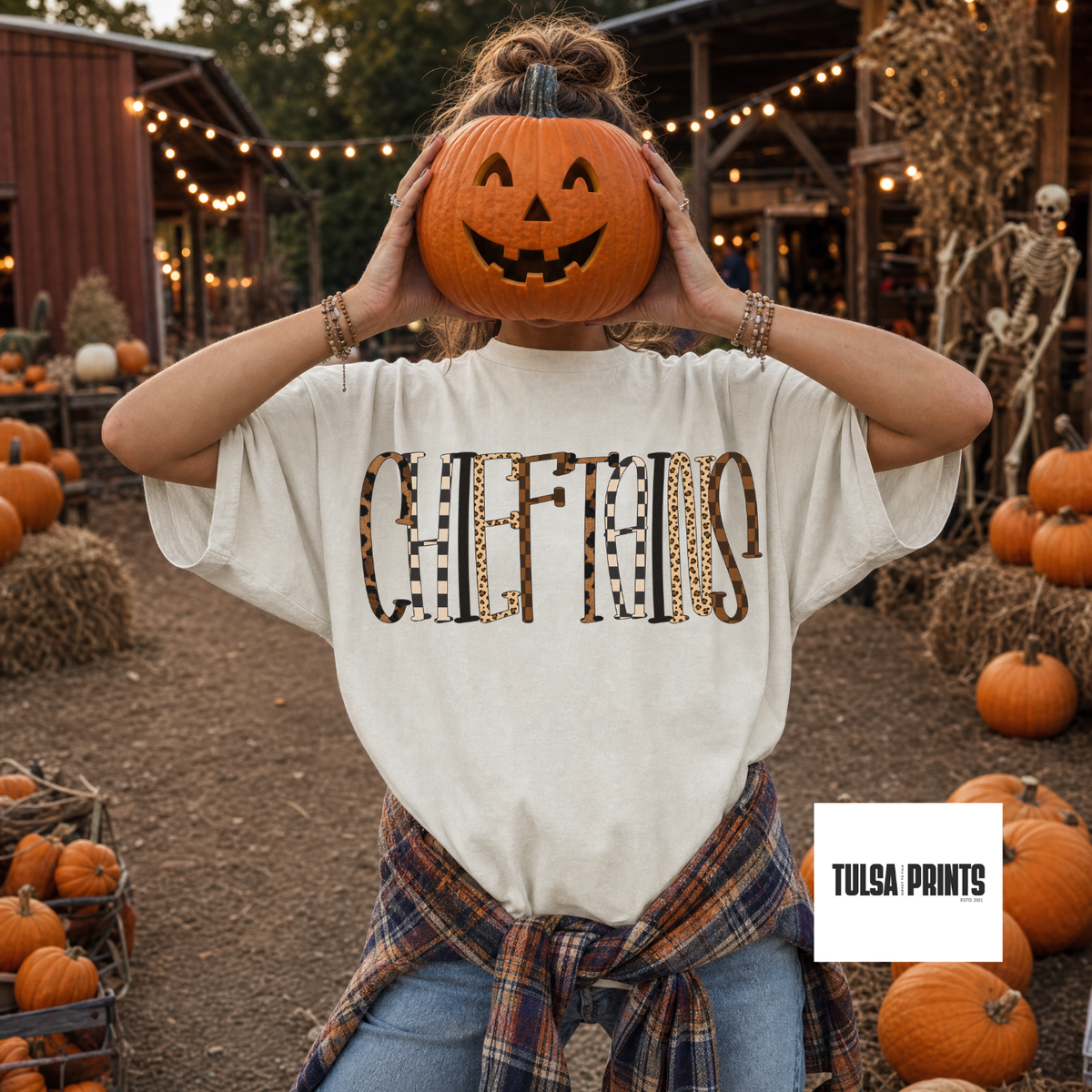 DTF LEO & GINGHAM PATTERNED COLLECTION 1 TRANSFER (11 MASCOTS AVAIL.)