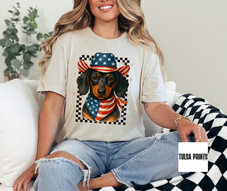 DTF WESTERN AMERICAN DACHSHUND TRANSFER