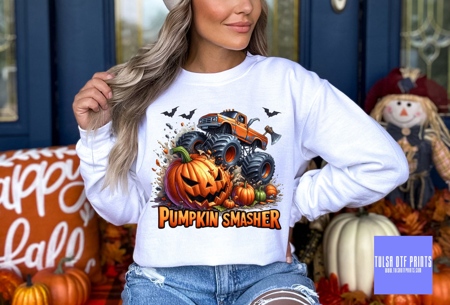 DTF PUMPKIN SMASHER TRUCK TRANSFER