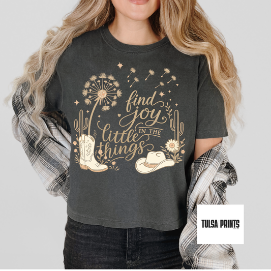 DTF FIND JOY IN THE LITTLE THINGS TRANSFER