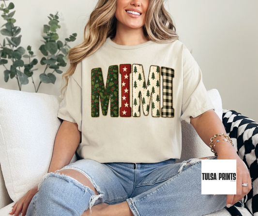 DTF CHRISTMAS FAUX EMBOSSED TRANSFER