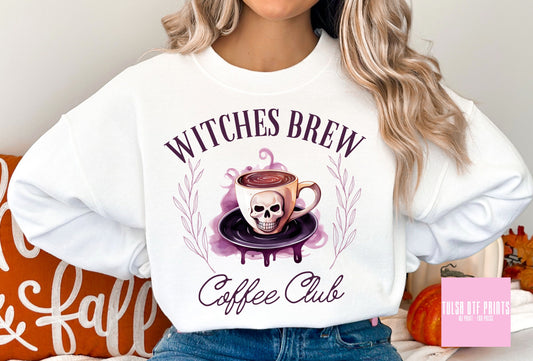 DTF WITCHES BREW COFFEE CLUB TRANSFER