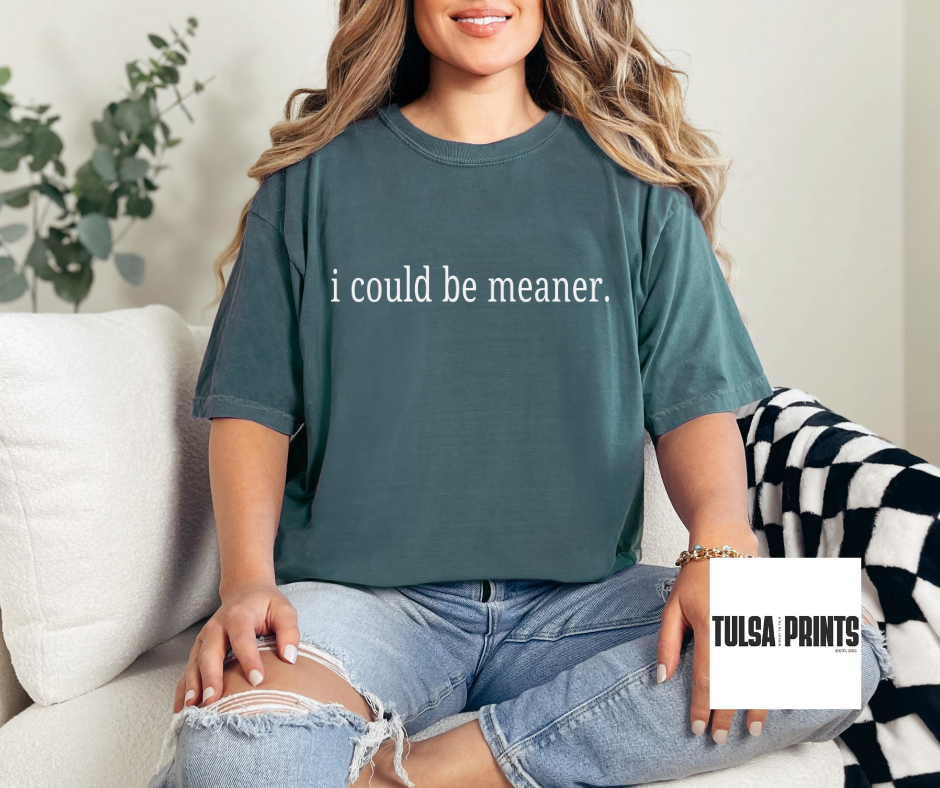 DTF I COULD BE MEANER TRANSFER