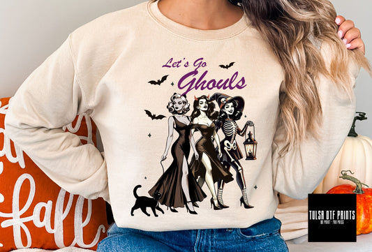 DTF LET'S GO GHOULS WITCHES TRANSFER