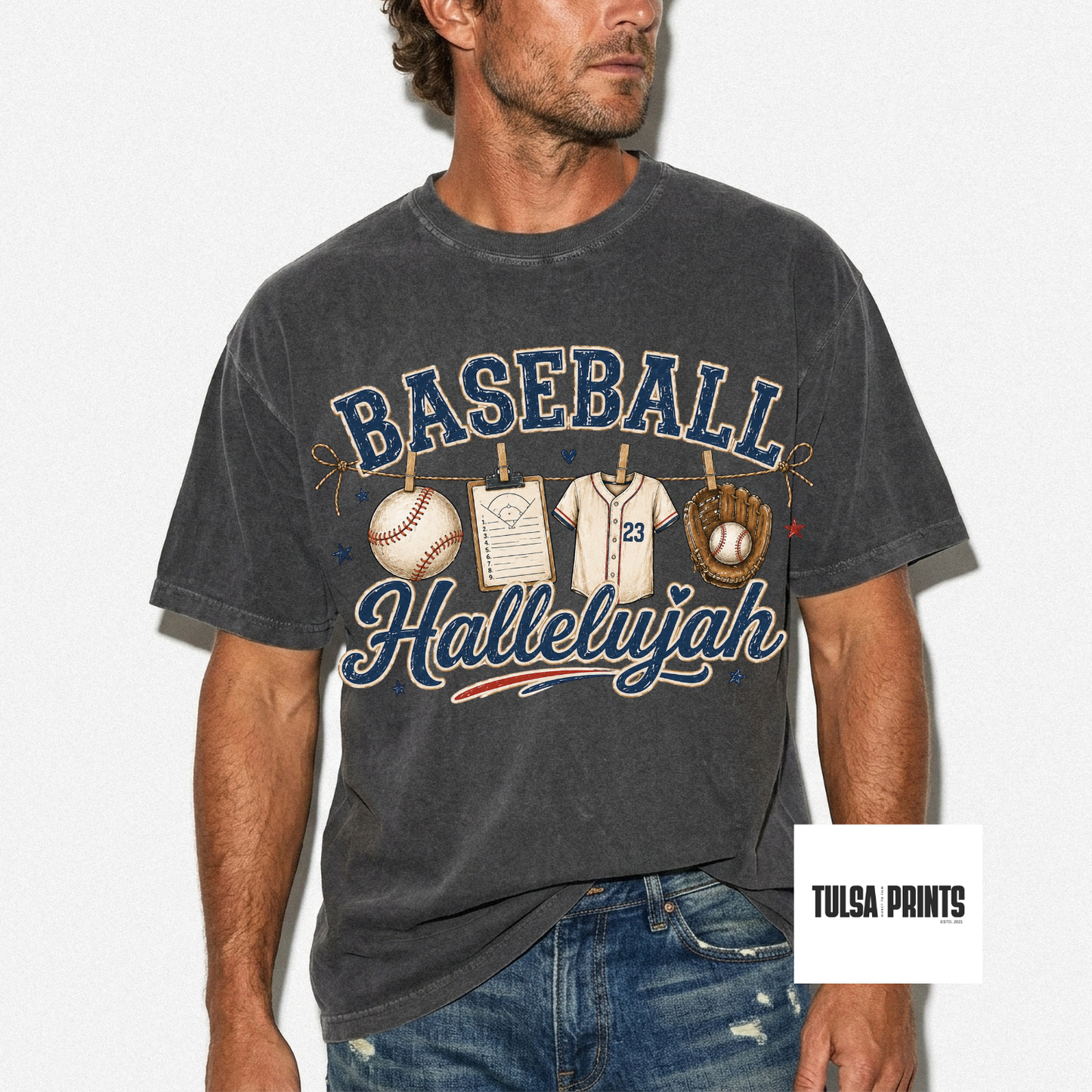 DTF SPORTS HALLELUJAH (3 SPORTS AVAIL.) TRANSFER