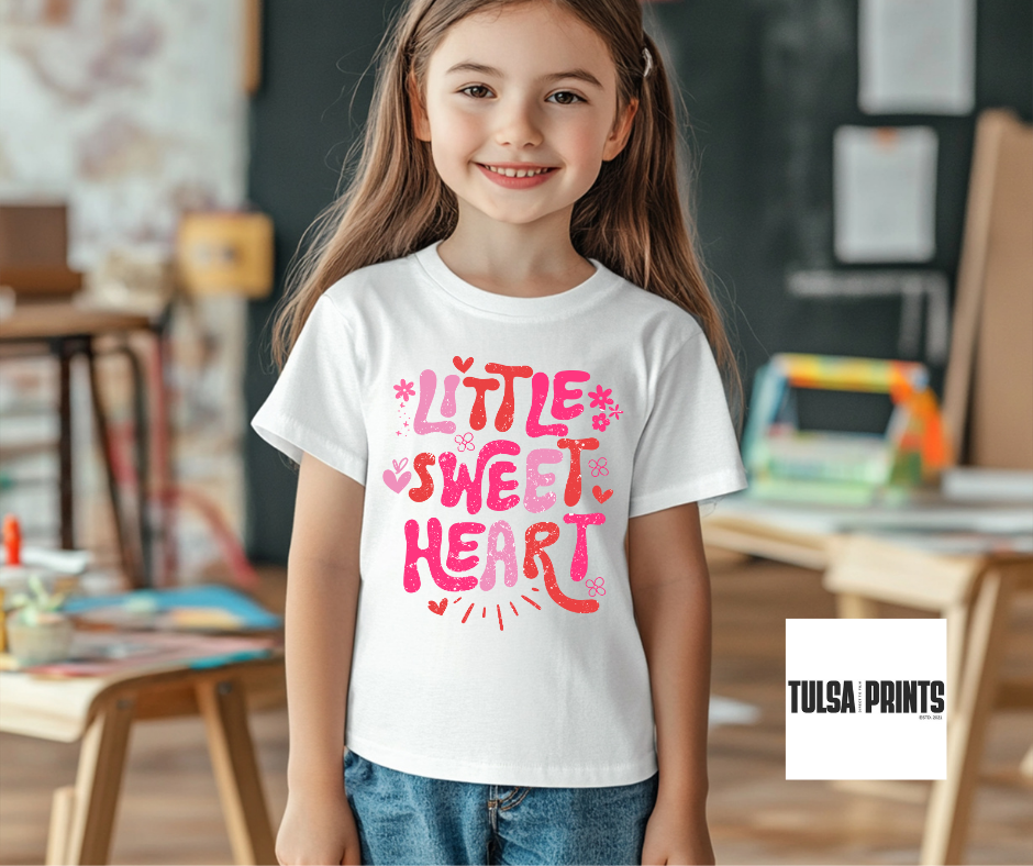 DTF LITTLE SWEET HEART TRANSFER