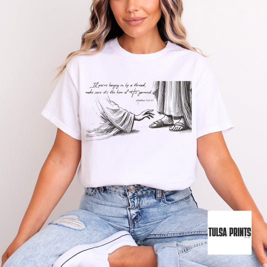 DTF HEM OF HIS GARMENT TRANSFER