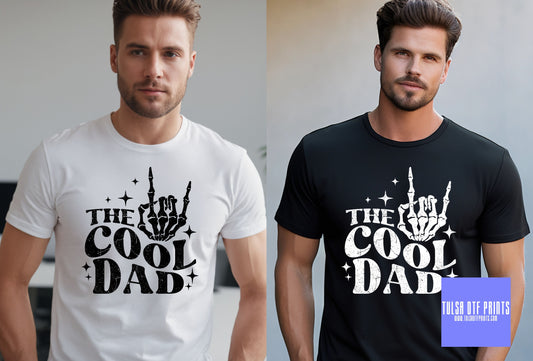 DTF THE COOL DAD SKELLIE ROCK (2 COLORS AVAIL.) TRANSFER
