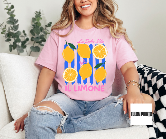 DTF LIMONE ITALIA BLUE TRANSFER