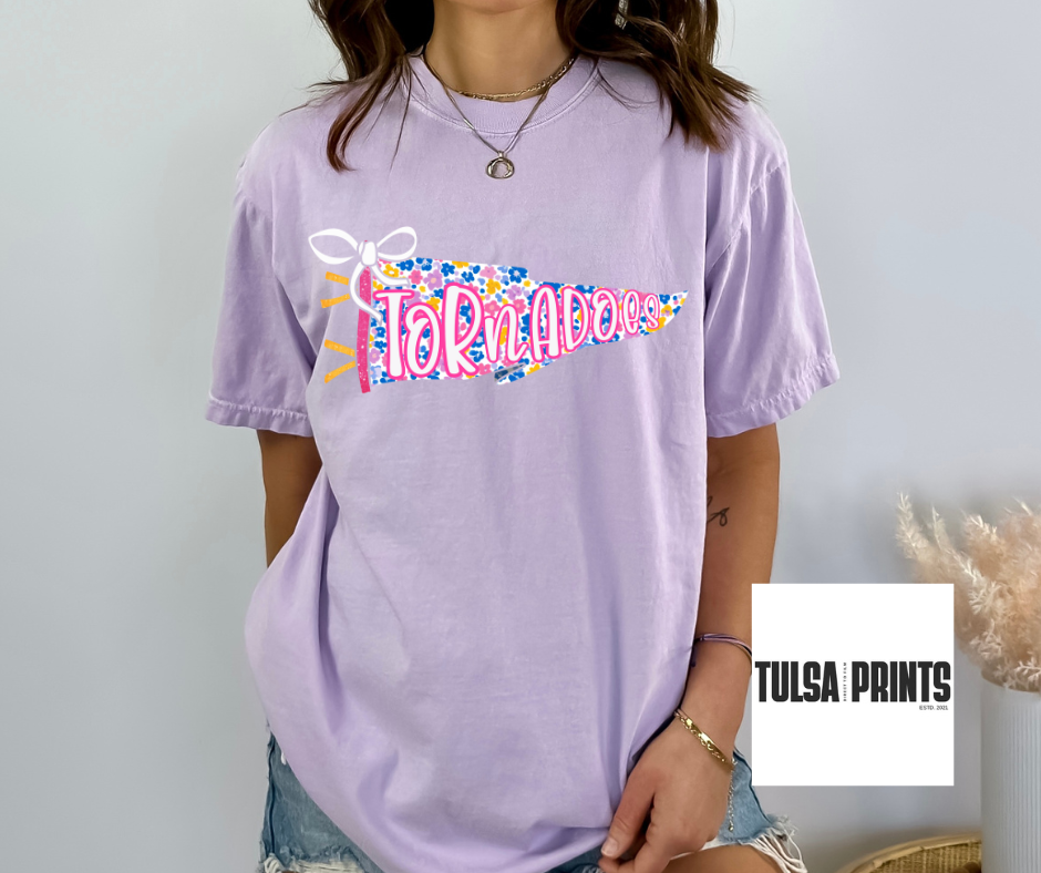 DTF FLORAL SPIRIT PENNANT TRANSFER