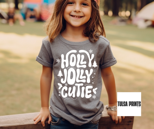 DTF HOLLY JOLLY CUTIE TRANSFER