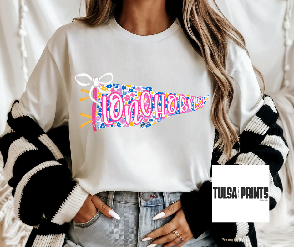 DTF FLORAL SPIRIT PENNANT TRANSFER