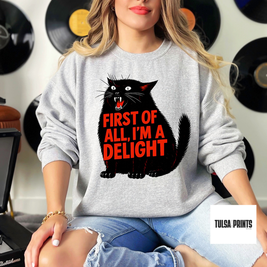 DTF CAT DELIGHT TRANSFER