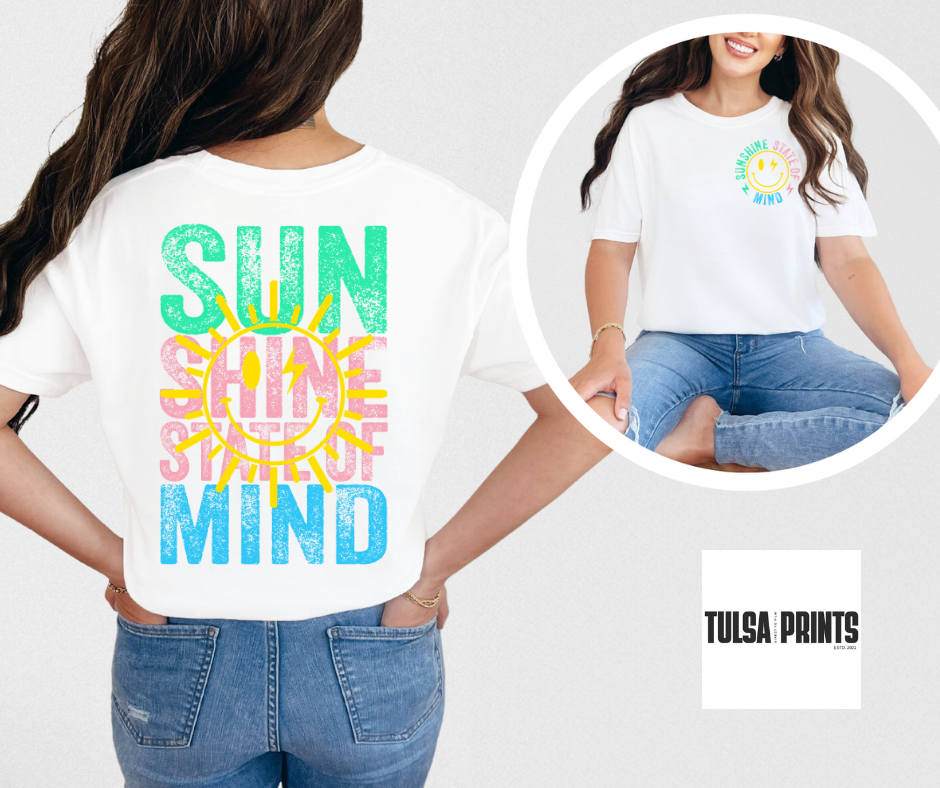 DTF SUNNY MIND TRANSFER W/POCKET