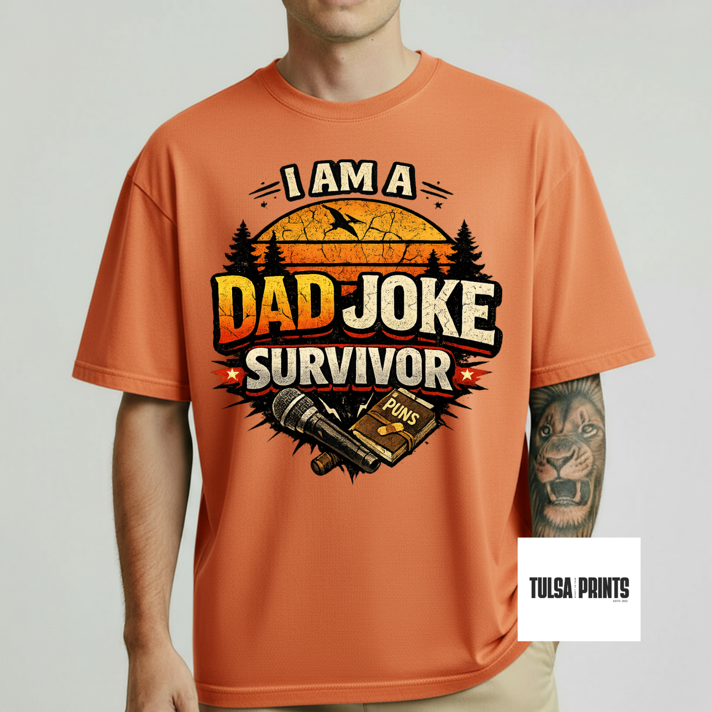 DTF DAD JOKE SURVIVOR TRANSFER
