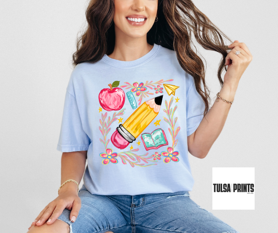 DTF BACK TO SCHOOL BLOOM TRANSFER