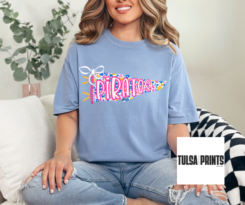 DTF FLORAL SPIRIT PENNANT TRANSFER