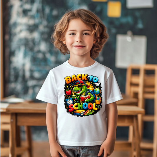 DTF BACK TO SCHOOL DINO TRANSFER