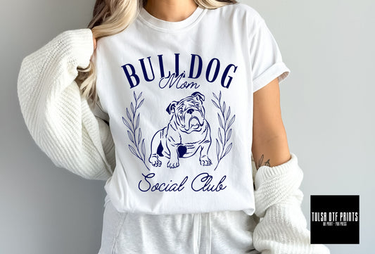 DTF BULLDOG MOM SOCIAL CLUB TRANSFER