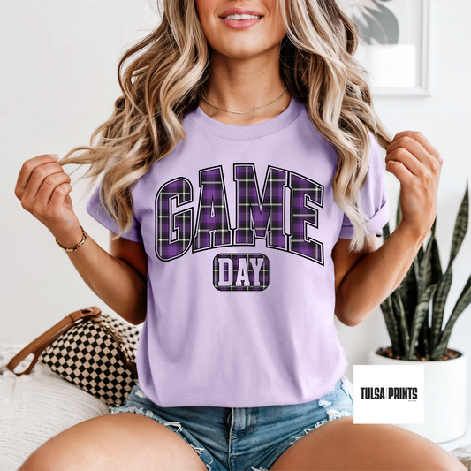 DTF GAME DAY PLAID TRANSFER (6 COLORS AVAIL.)