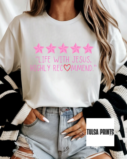 DTF LIFE WITH JESUS HIGHLY RECOMMEND TRANSFER