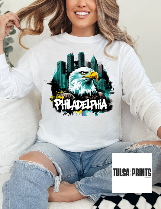 DTF PHILLY/EAGLE CITY SCAPE TRANSFER