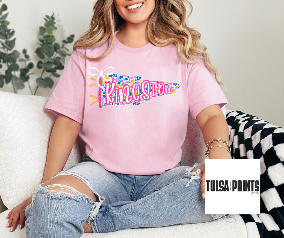 DTF FLORAL SPIRIT PENNANT TRANSFER