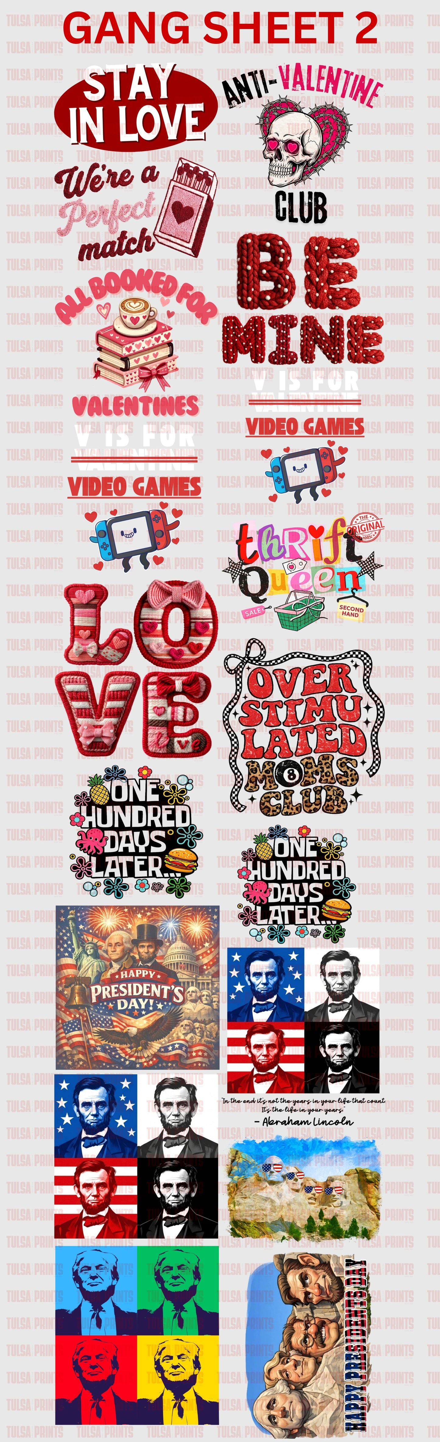 READY-TO-PRINT GANG SHEET FEAT. NEW DESIGNS