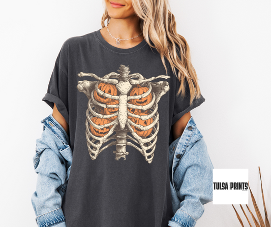 DTF HALLOWEEN HEARTBEAT TRANSFER