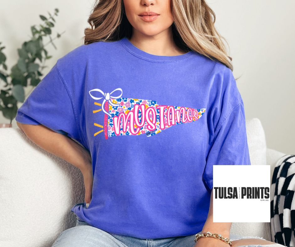 DTF FLORAL SPIRIT PENNANT TRANSFER
