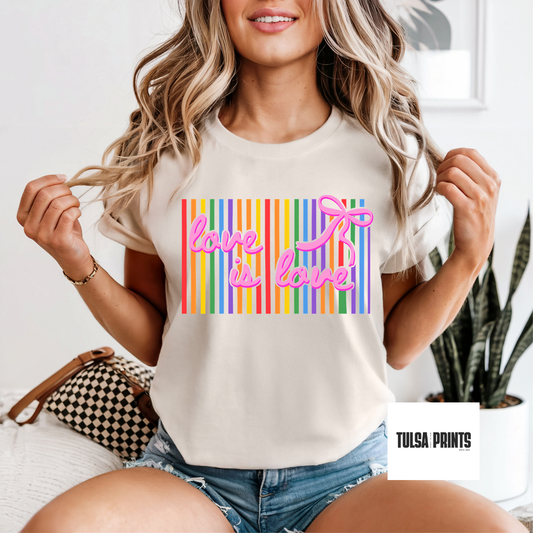DTF LOVE IS LOVE PRIDE TRANSFER