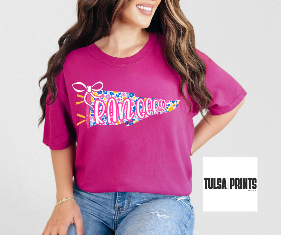 DTF FLORAL SPIRIT PENNANT TRANSFER
