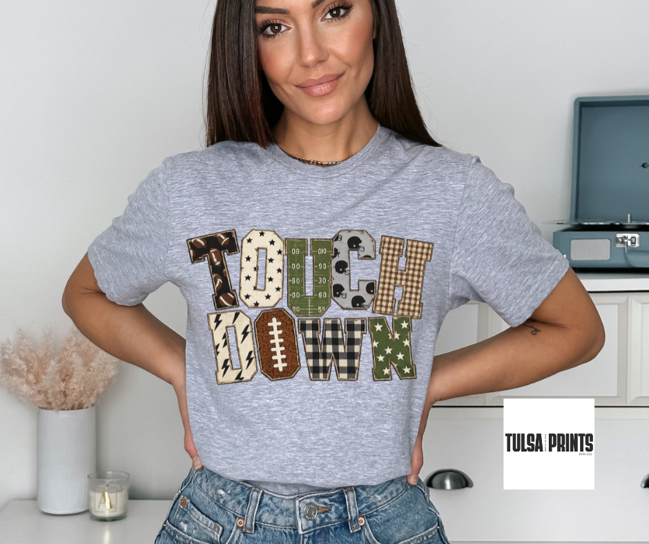 DTF TOUCH DOWN PATTERN TRANSFER