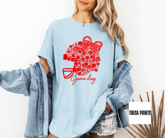 DTF FLORAL HELMET BOW TRANSFER BATCH 3 (8 SINGLE COLORS AVAIL.)