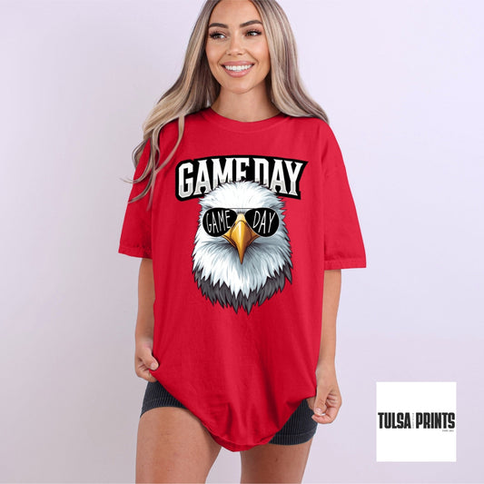 DTF GAME DAY EAGLE W/ SUNGLASSES TRANSFER