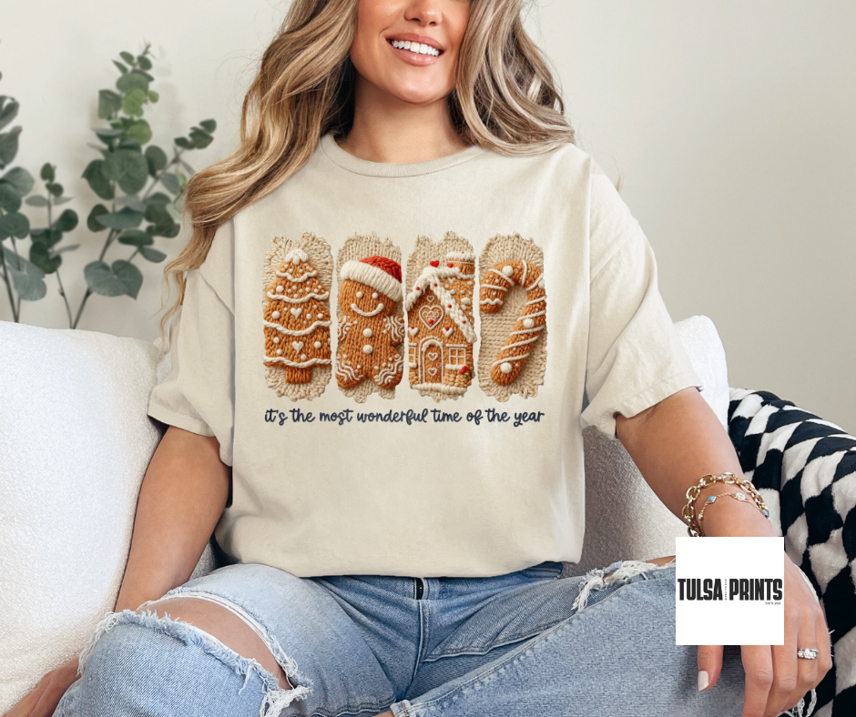 DTF HAND STITCHED HOLIDAY TREATS TRANSFER (2 COLORS AVAIL.)