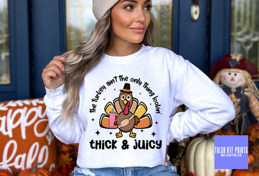 DTF THICK & JUICY BOUJEE TURKEY TRANSFER