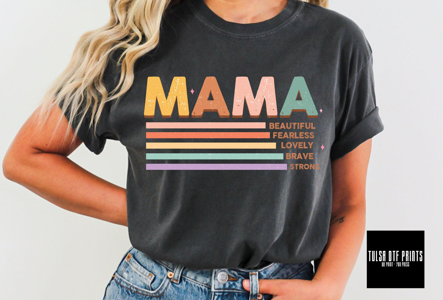 DTF MAMA TRAITS PASTEL TRANSFER