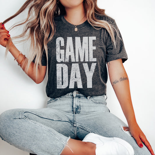 DTF GAME DAY Super Faded Distressed transfer