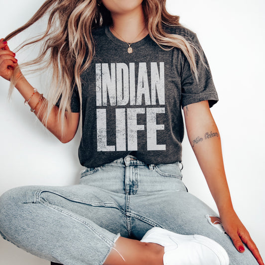 DTF INDIAN LIFE Super Faded Distressed transfer