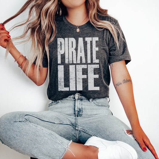 DTF PIRATE LIFE Super Faded Distressed transfer