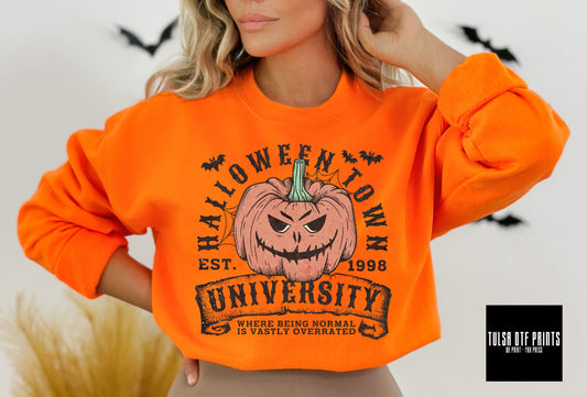 DTF HALLOWEEENTOWN UNIVERSITY EST. 1998 TRANSFER