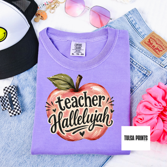 DTF TEACHER HALLELUJAH TRANSFER
