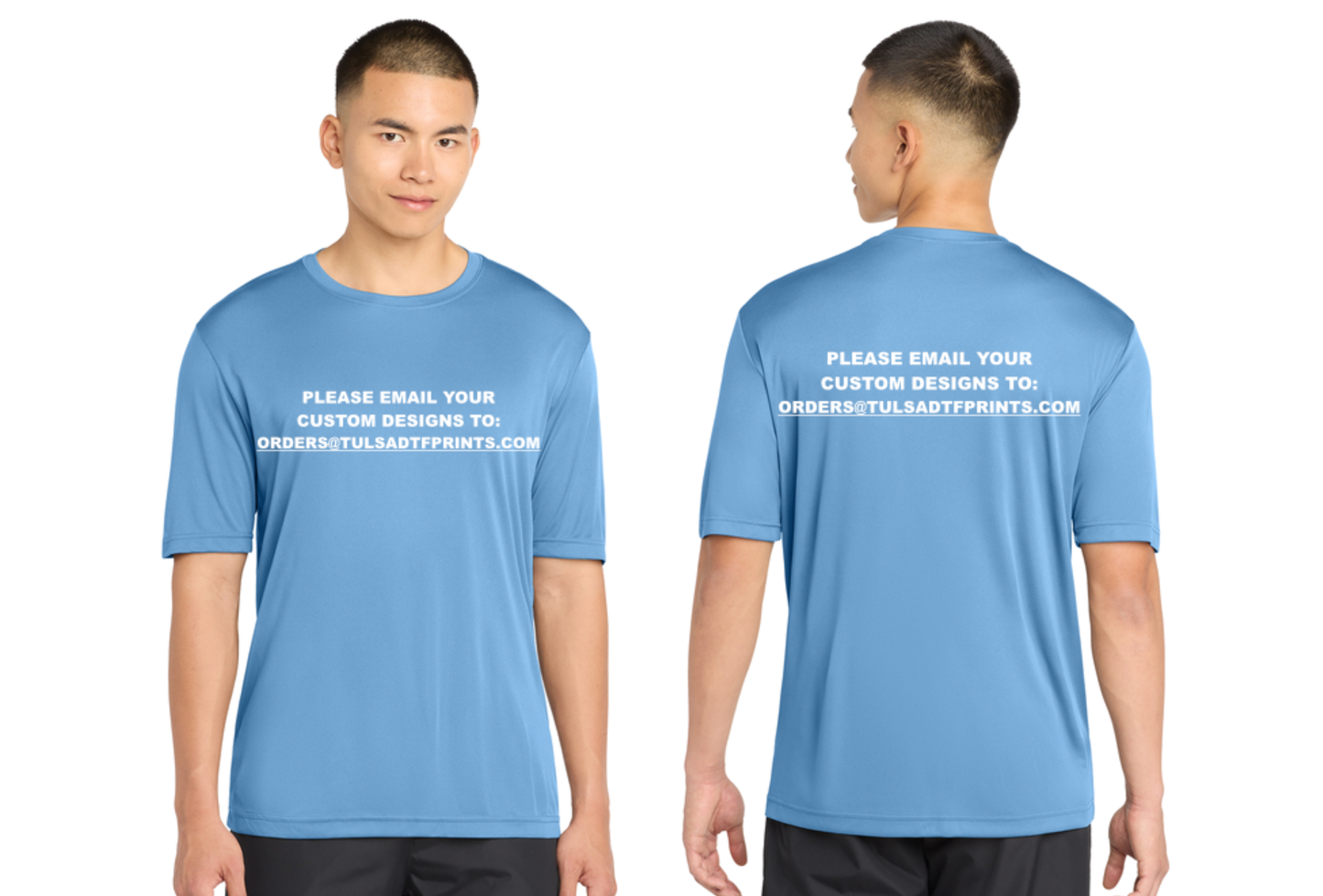 SPORT-TEK COMPETITOR TEE ST350 (Completed Shirt) (Front & Back)