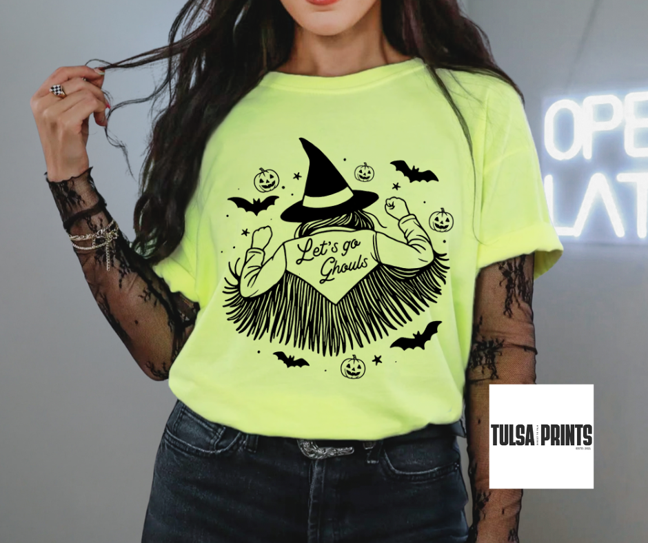 DTF LETS GO WESTERN GHOULS TRANSFER