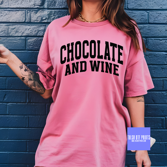 DTF CHOCOLATE AND WINE TRANSFER