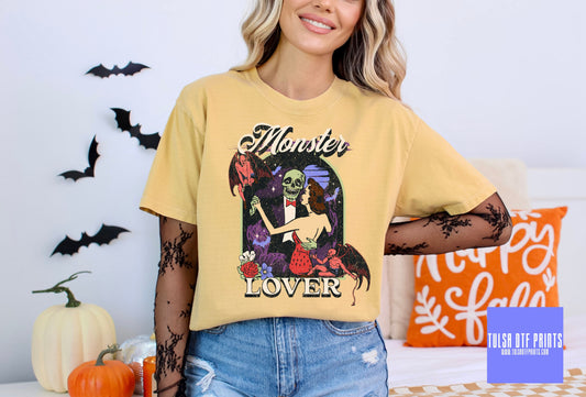 DTF MONSTER LOVER VINTAGE TRANSFER